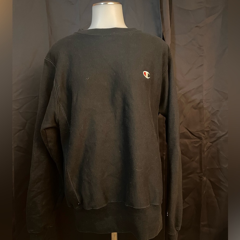 Black Champion Crew Neck